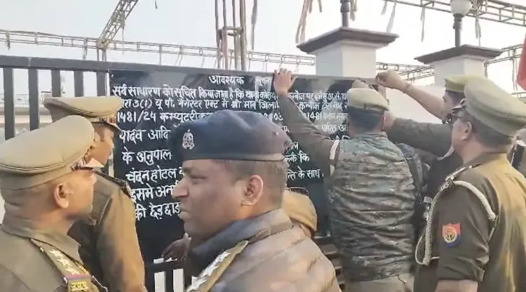 UP Police Seizes Hotel of Rape Suspect Nawab Singh Yadav