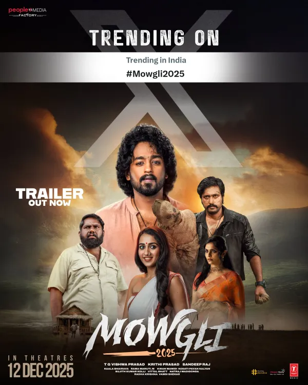 Did Rashmika Mandanna Just Unveil the Thrilling Trailer for Roshan Kanakala's 'Mowgli 2025'?