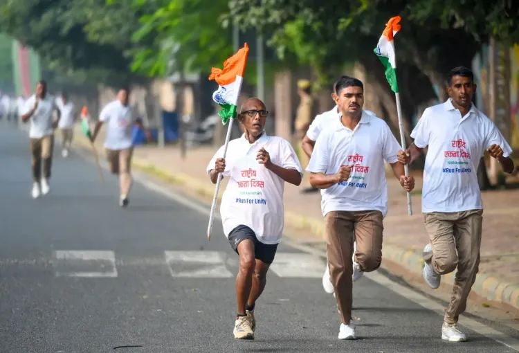 How was Rashtriya Ekta Diwas celebrated in Noida?