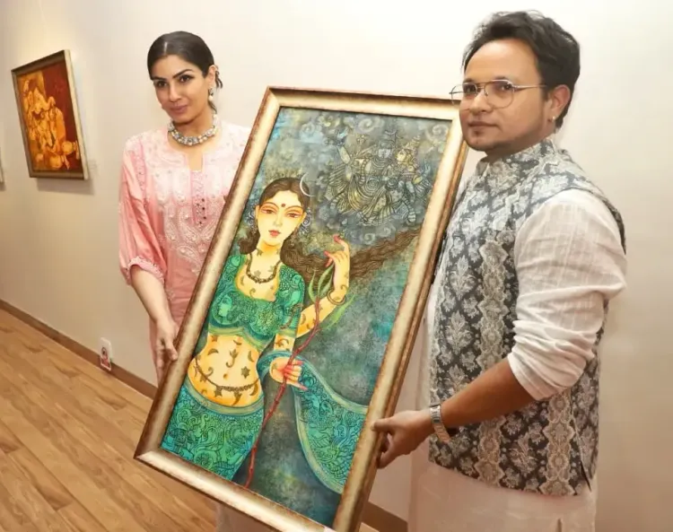 Raveena Tandon Applauds Vishal Sablley's Artwork Celebrating Women's Figures