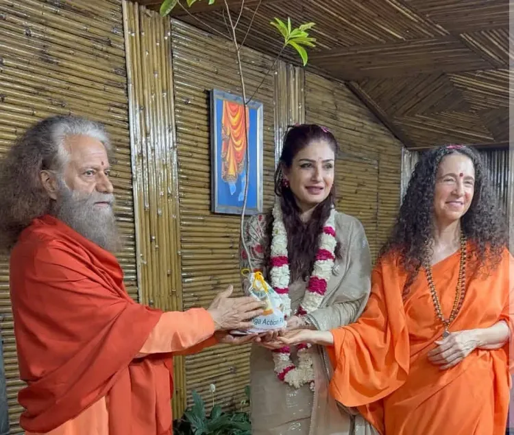 Raveena Tandon marks World Environment Day with Ganga blessings and cow feeding ritual