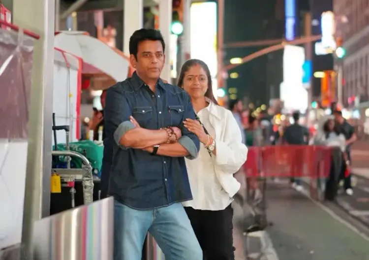 Ravi Kishan wishes wife Priti on birthday: 'Sukh-dukh ki saathi'
