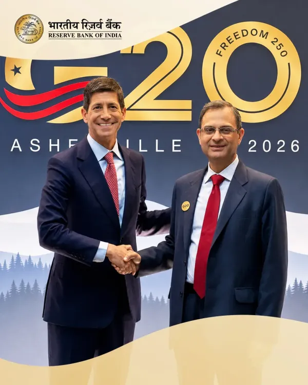 RBI Governor Sanjay Malhotra meets Fed chief Kevin Warsh at G20 Asheville