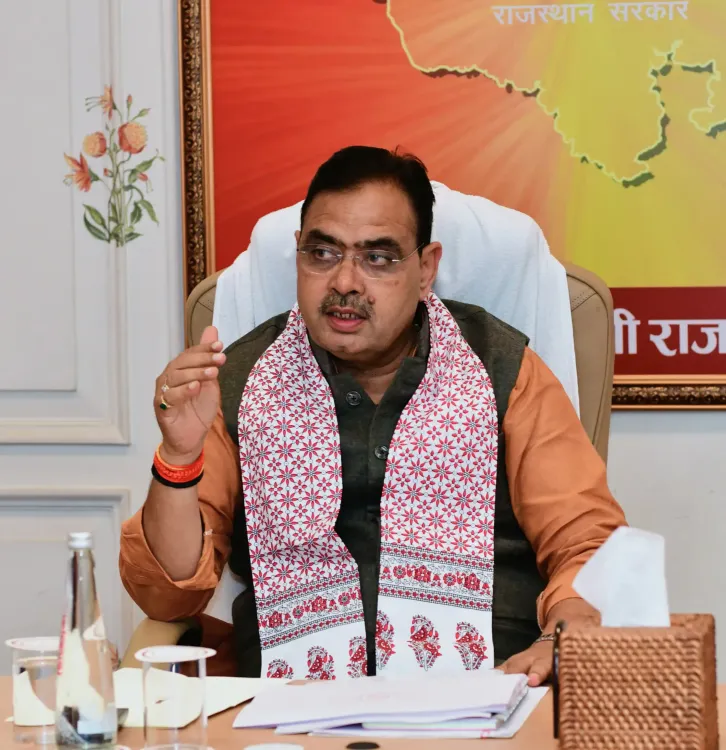 Rajasthan CM Bhajan Lal Sharma Urges Swift Resolution of Land Allotment Issues by Year-End