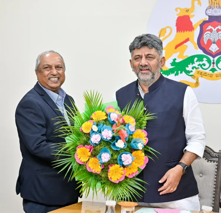 Retd. Justice Nagamohan Das calls on CM Shivakumar
