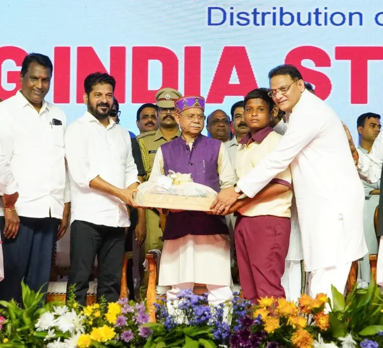 Revanth Reddy joins Governor at Young India Kit & anti-drug event