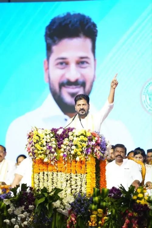 Revanth Reddy lays foundation for Miyapur projects, outlines traffic-free Hyderabad plan