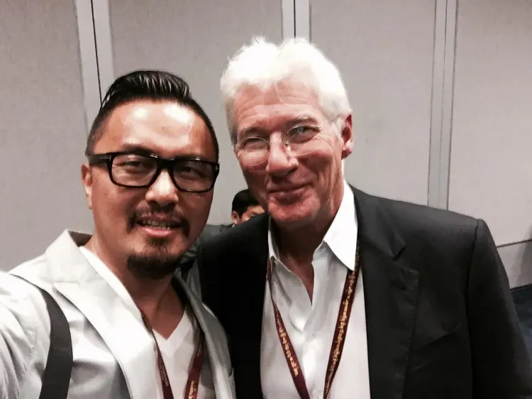 Richard Gere hails '4 Rivers 6 Ranges' director Shenpenn Khymsar at Dharamshala screening