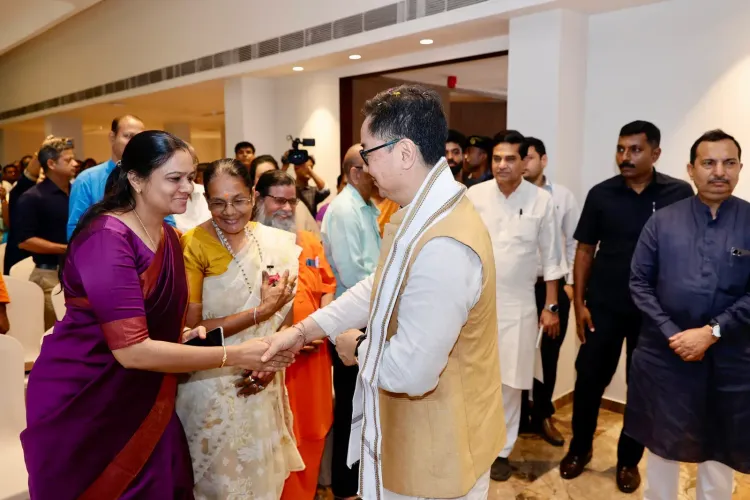 Rijiju Addresses Viksit Bharat Sammelan in Sri Vijaya Puram