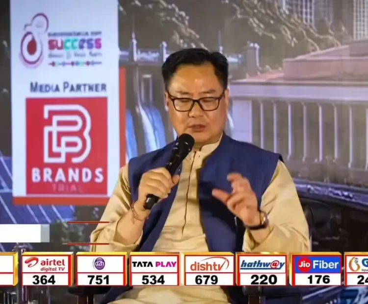 Rijiju at Sudarshan News conclave: 'Leftists are clever, nationalists speak straight'