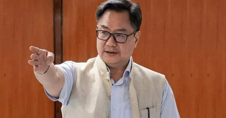 Rijiju Calls for Unity on Student Welfare