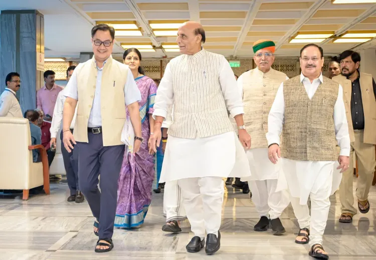 Rijiju Chairs All-Party Meet Ahead of Monsoon Session