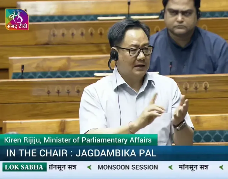 Rijiju: Govt Pushing for Parliament Debate on Paper Leaks