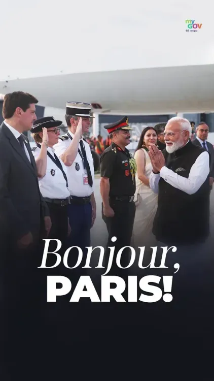 Rijiju Hails Indian Diaspora's Welcome for PM Modi in Paris