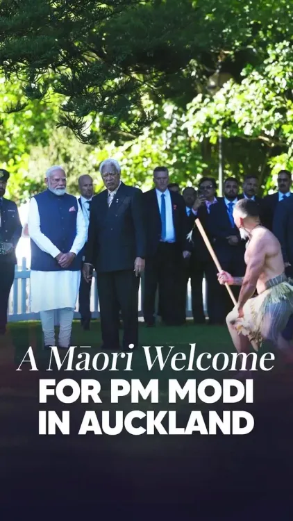 Rijiju Hails PM Modi's Māori Welcome in New Zealand