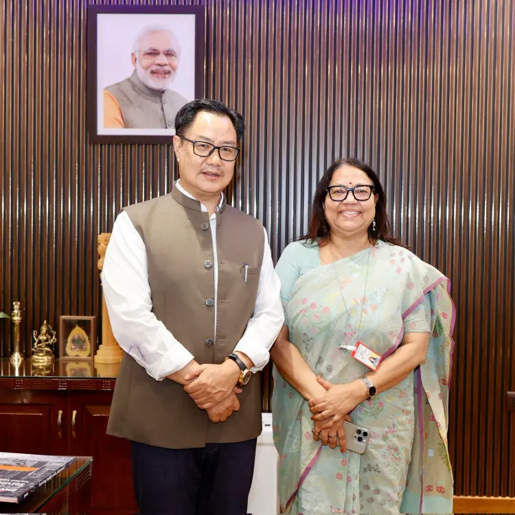 Rijiju Hails Retiring NCM Secretary Alka Upadhyaya's 36-Year Career