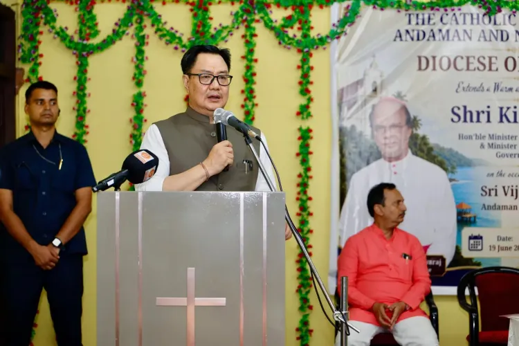 Rijiju Meets Bishop in Andaman in Modi Govt Outreach Drive