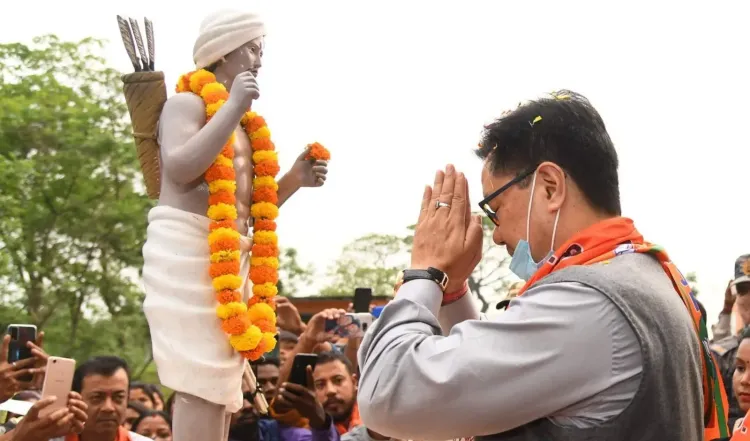 Rijiju Pays Tribute to Birsa Munda on Death Anniversary