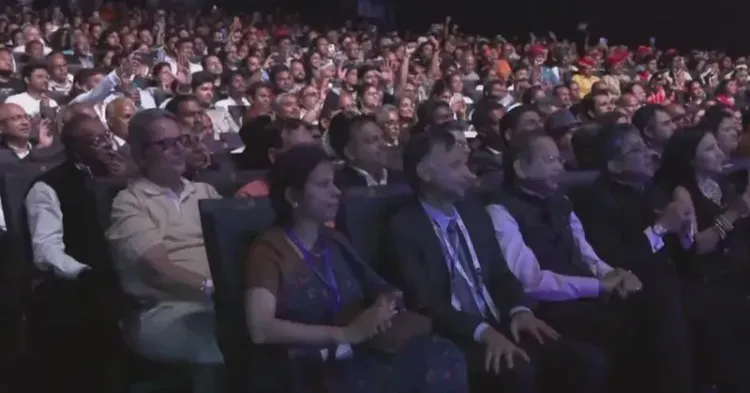 Rijiju shares PM Modi's live address to Indian community in Paris
