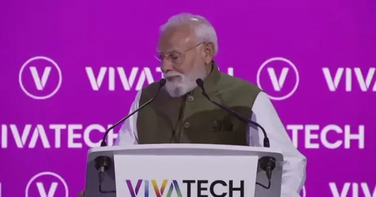 Rijiju shares PM Modi's live participation at VivaTech 2026 Paris