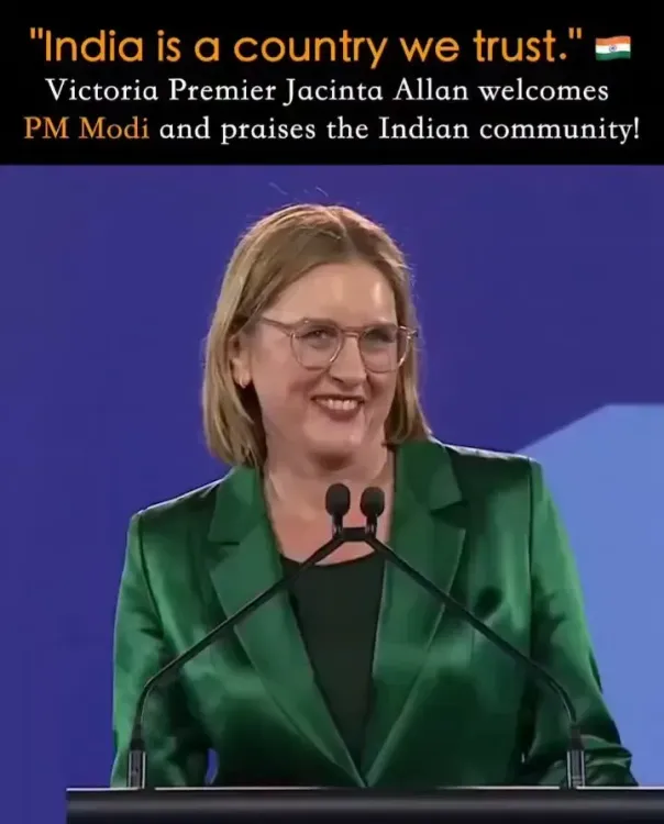 Rijiju shares Victoria Premier's praise for Modi's Melbourne event