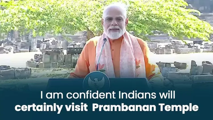 Rijiju visits Prambanan, flags India role in UNESCO temple rebuild