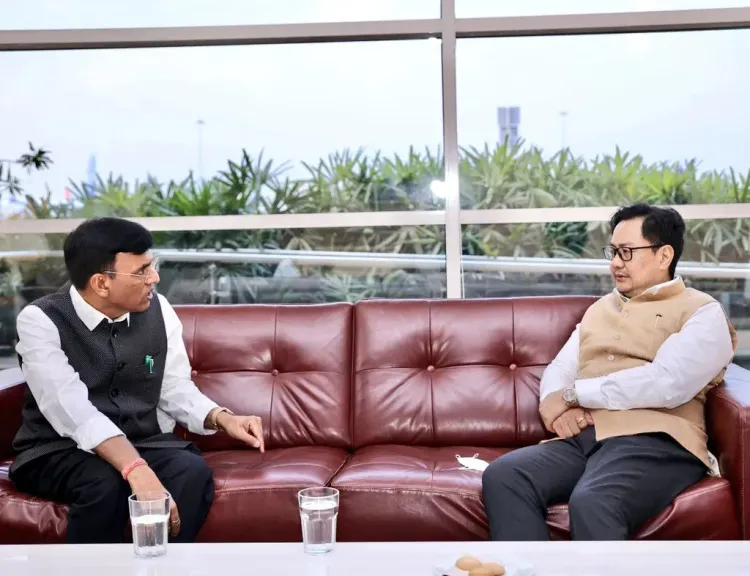 Rijiju Wishes Minister Mandaviya on His Birthday