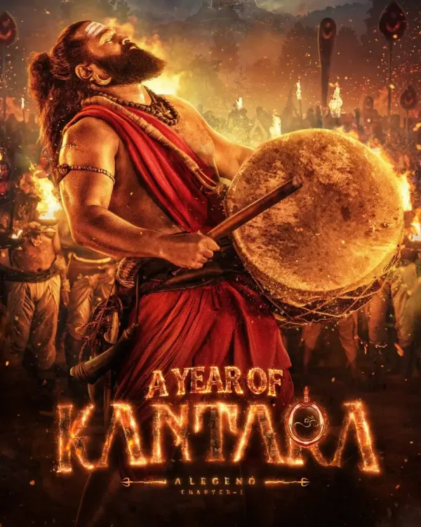 Rishab Shetty marks one year of 'Kantara Chapter 1' with heartfelt reflection
