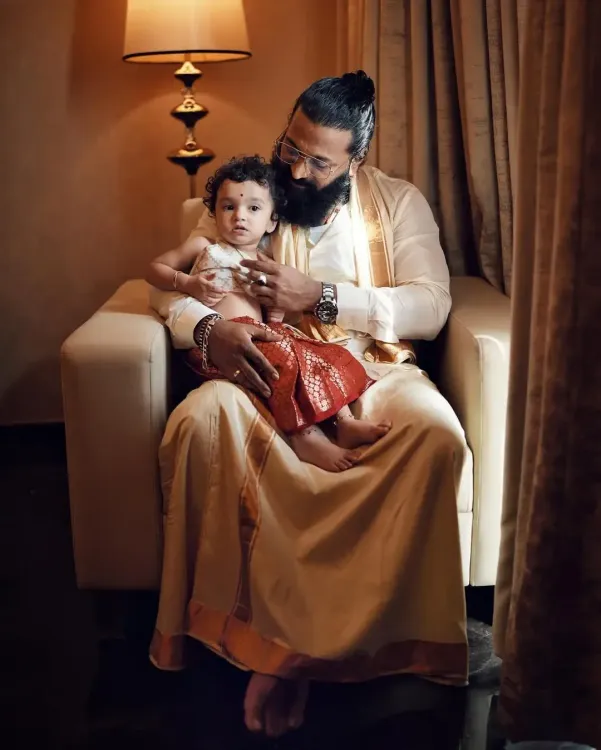 Rishab Shetty Celebrates His Daughter Raadya's Birthday with Heartwarming Moments