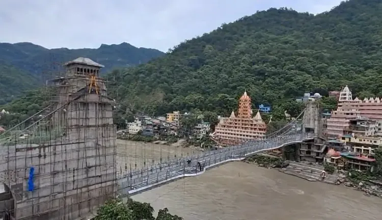 क्या ऋषिकेश में पर्यटन को मिलेगा नया आयाम? बजरंग सेतु का निर्माण अंतिम चरण में है