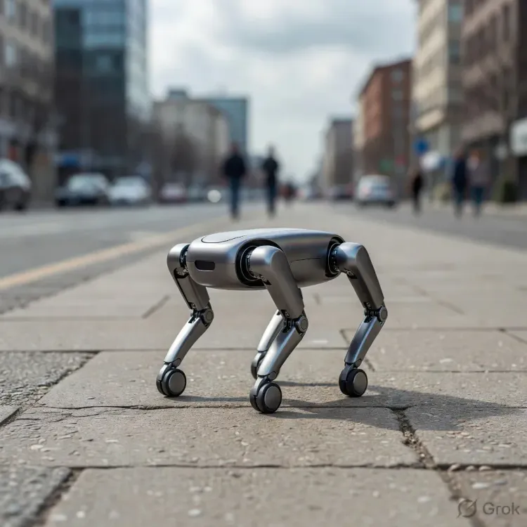 China's NORINCO lab unveils Xiaoyuan, a wheeled-legged robot guide dog
