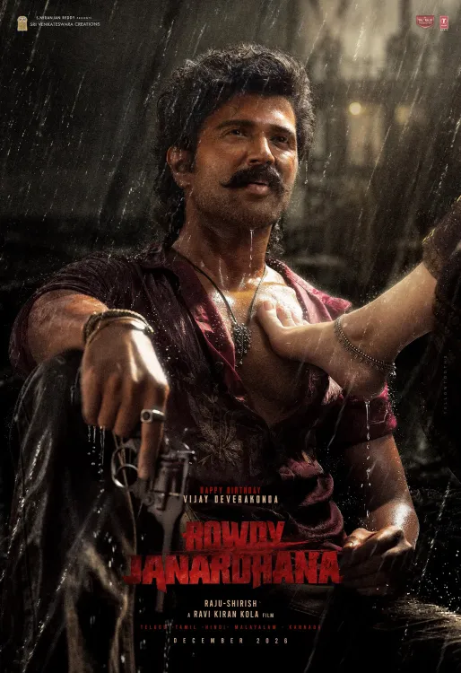 'Rowdy Janardhana' makers release new still from film to mark Vijay Deverakonda's birthday 