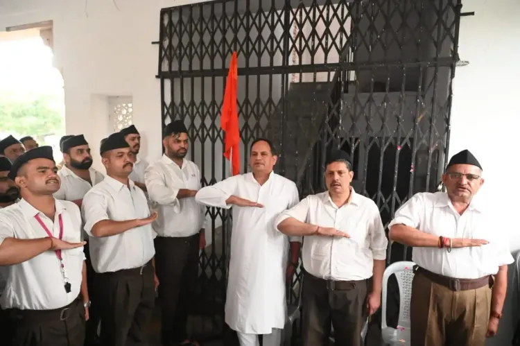 What Happened During RSS's Vijayadashami Celebrations at Rajasthan University?
