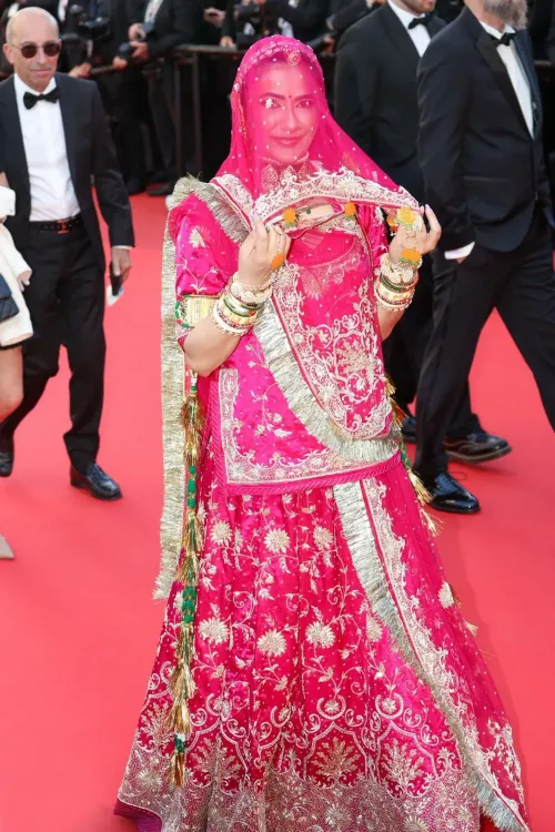 Ruchi Gujjar at Cannes 2025: Actress urges PM Modi to end Ghunghat Pratha