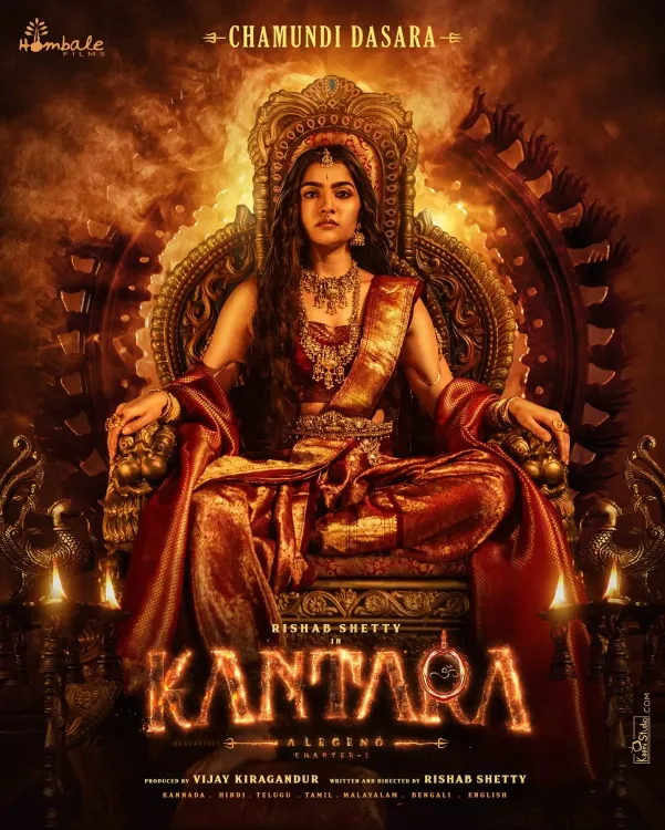 How did Rukmini Vasanth prepare for her 'Warrior Princess' role in 'Kantara Chapter 1'?