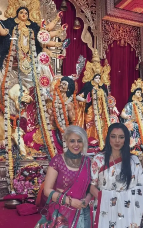 Did Rupali Ganguly's Navratri Fashion Choice Have an Animal-Inspired Twist?