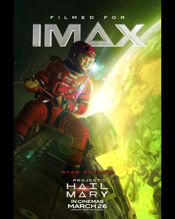 Get Ready! Ryan Gosling's 'Project Hail Mary' Releases March 26 in India
