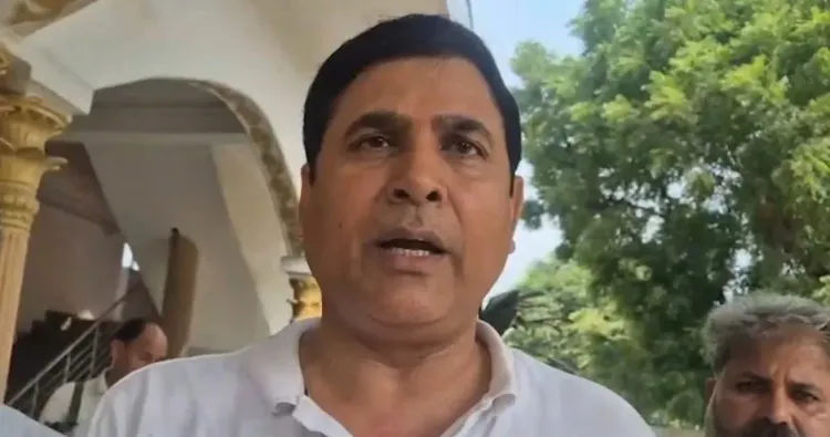 भाजपा विधायक नंद किशोर गुर्जर बोले — साजिश रचने वालों की सात पीढ़ियां याद रखेंगी, जंतर-मंतर प्रदर्शन पर उठाए सवाल