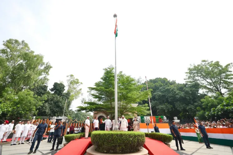 Sachin Pilot joins AICC flag hoisting on Independence Day