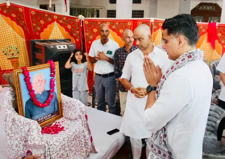 Sachin Pilot Meets Bereaved Families, Offers Condolences