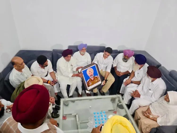 Sachin Pilot Meets Family of Slain ASI Joga Singh in Gurdaspur
