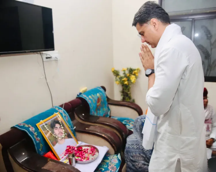 Sachin Pilot Meets Kunal Gurjar's Family in Tonk, Seeks Justice