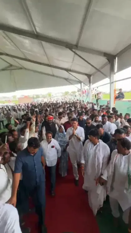Sachin Pilot Visits Kushalgarh, Banswara in Tribal Belt