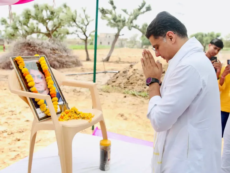 Sachin Pilot Visits Pradeep Meghwal Family, Demands NTA Accountability