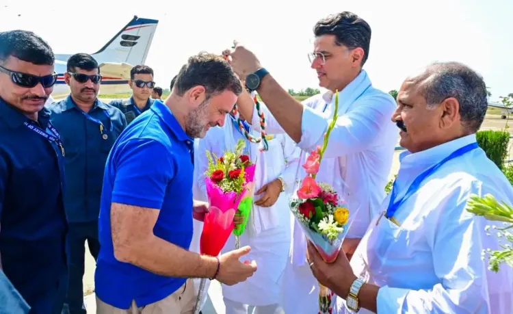 Sachin Pilot Welcomes Rahul Gandhi to Kota for Student Outreach