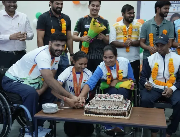 SAI Gandhinagar felicitates Asian Para Games 2026 medallists, 16 medals from NCOE