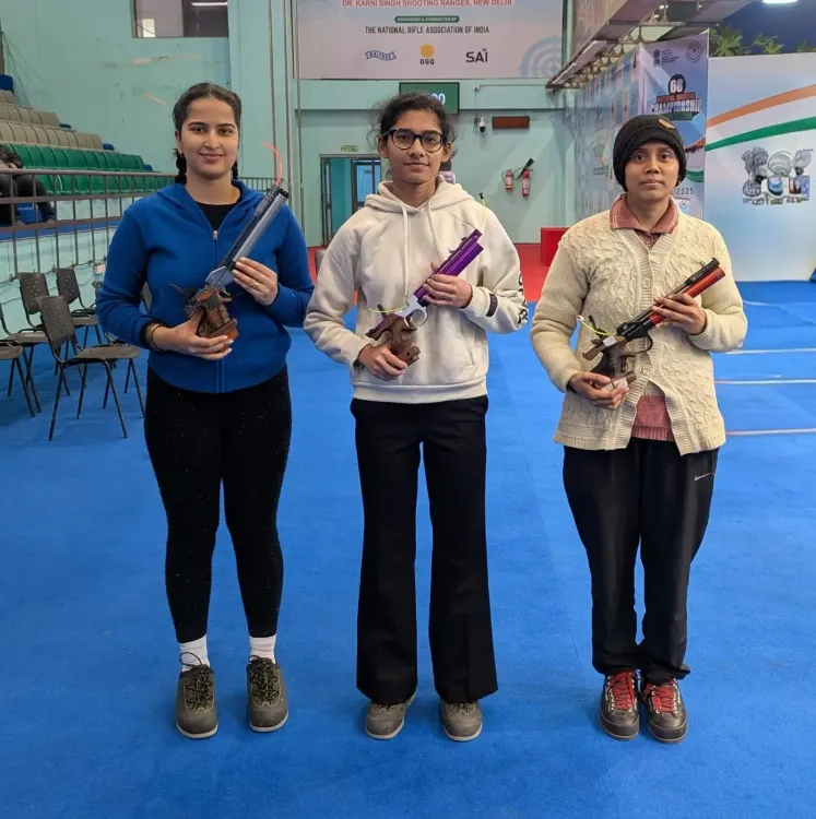 Who Triumphed in the 10m Air Pistol Trial 2 Finals?