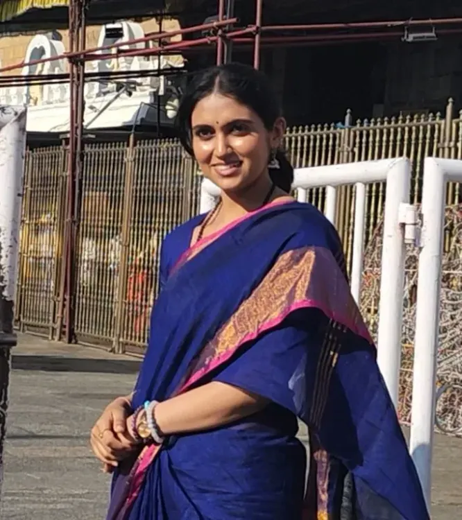 Rinku Rajguru visits Tirumala Srivari temple on 24th birthday