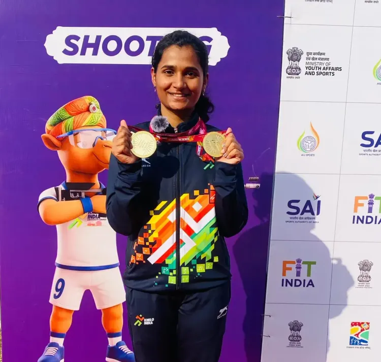 How Did Sakshi Padekar Triumph Over Financial Struggles to Win 10m Air Rifle Gold at KIUG 2025?