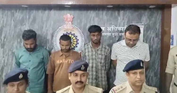 सक्ती के सोंठी में एक रात दो घरों में चोरी: ₹3.85 लाख का माल बरामद, सराफा व्यापारी समेत 4 गिरफ्तार